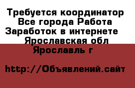 Требуется координатор - Все города Работа » Заработок в интернете   . Ярославская обл.,Ярославль г.